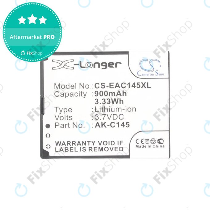 Aligator A420, V500, V550, Auro C2030, Bea-fon C250, C260, Telme C145, C145B, Texet TM-D222, Winner WG7 - Akku Batterie AK-C145, C250, TM-D222 900mAh HQ