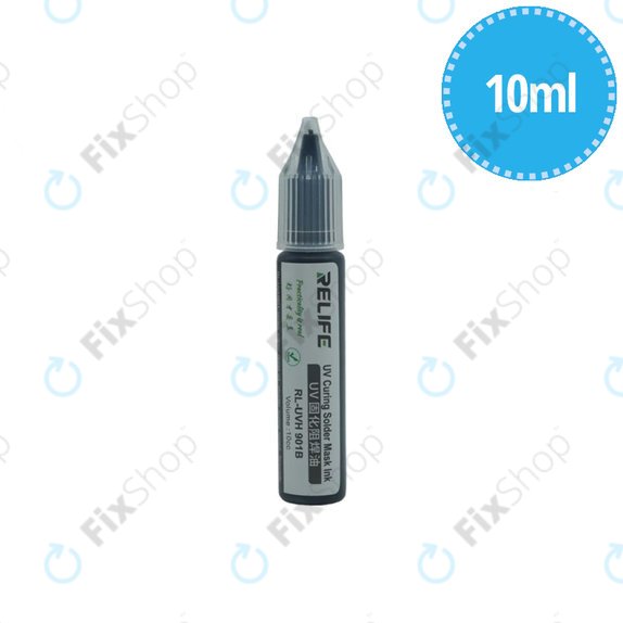Relife RL-UVH901B - UV-härtbare Lötmaske - 10ml (Schwarz)