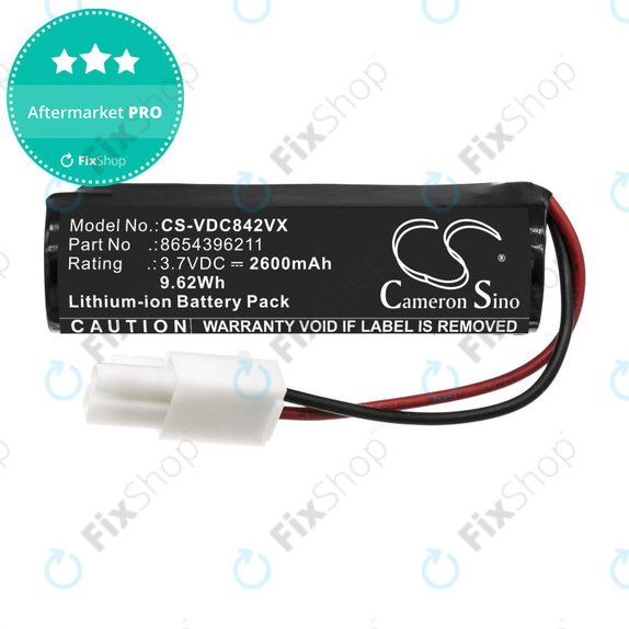 Akku batterie für Vileda Quick & Clean, 2600mAh, Li-Ion, 3.7V, 8654396211, HQ