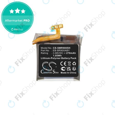 Batterie für Samsung Watch 5 40mm, 270mAh, Li-Pol, 3.88V, EB-BR900ABY, HQ