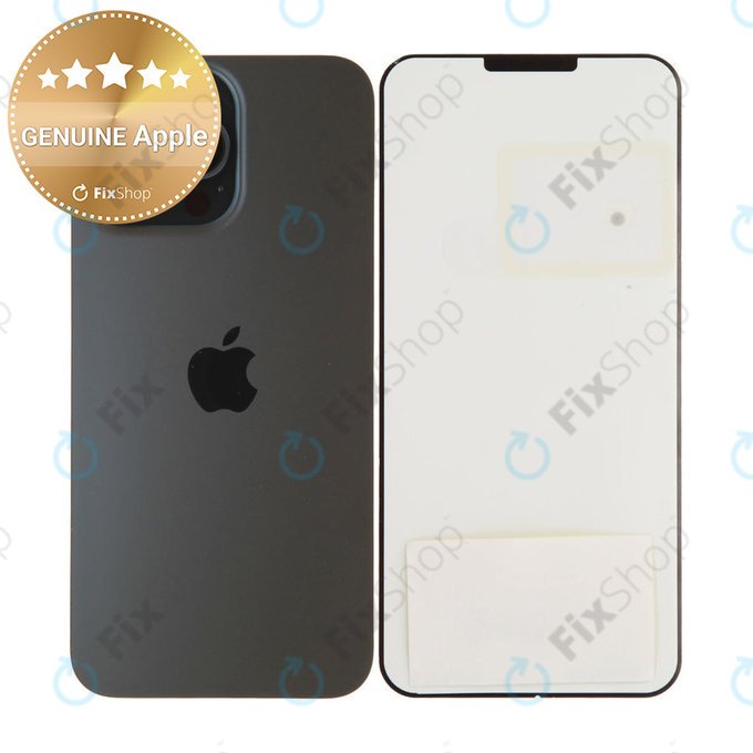 Backcover Glas für iPhone 15 Pro Max | Blue Titanium | 661-36910 | Genuine Apple