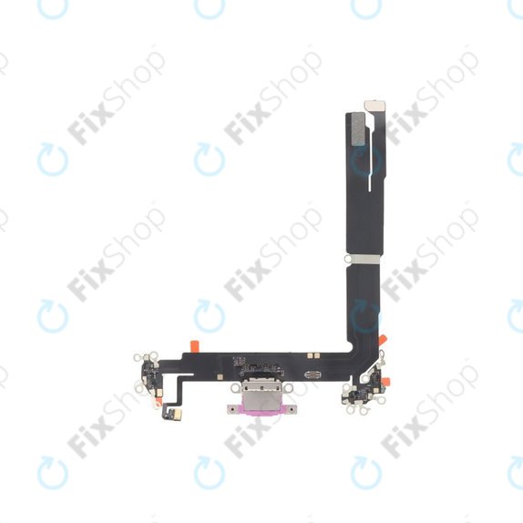 Apple iPhone 16 Plus - Ladestecker Ladebuchse + Flex Kabel (Pink)