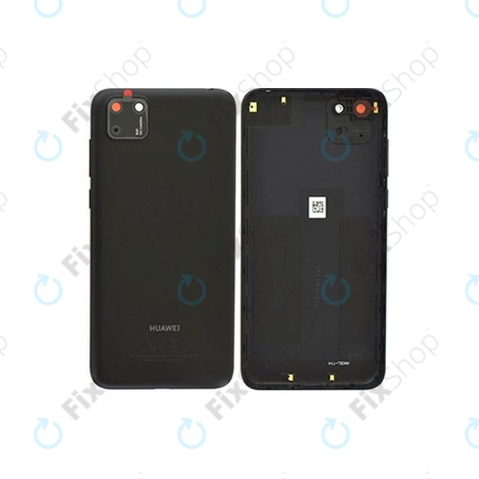 Huawei Y5p - Akkudeckel + Rückfahrkameraglas (Midnight Gray) - 97070XVD Genuine Service Pack