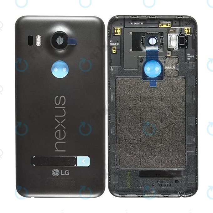 LG Nexus 5X H791 - Akkudeckel (schwarz) - ACQ88434812 Original
