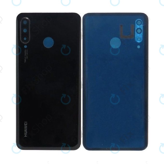 Akkudeckel Komplett für Huawei P30 Lite, Midnight Black
