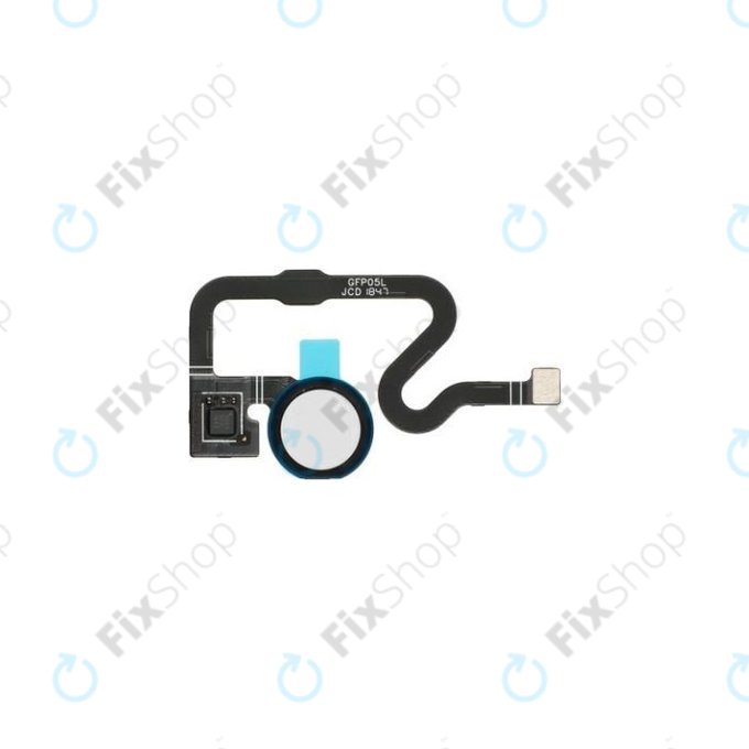 Google Pixel 3a - Fingerabdrucksensor + Flex kabel (Clearly White)