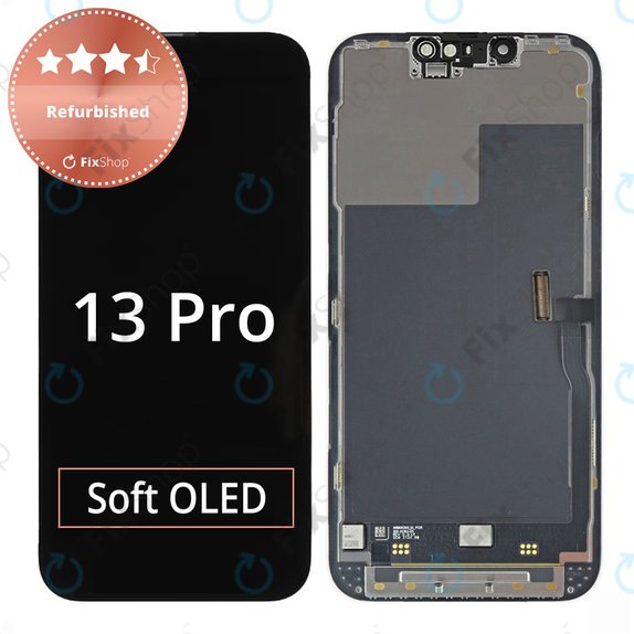 Display für iPhone 13 Pro, Touchscreen-Glas mit Rahmen, Refurbished