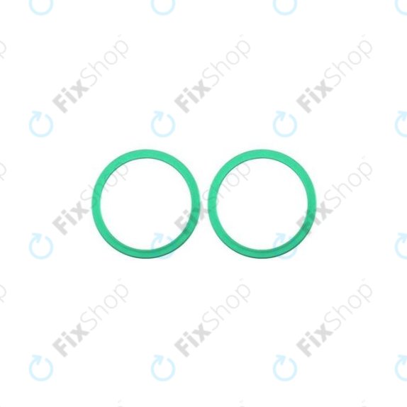 Apple iPhone 11, 12, 12 mini - Rückfahrkamera Schieberahmen (Green) - 2Stk.