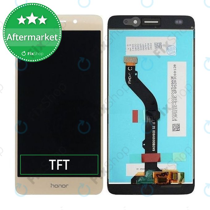 Huawei Honor 7 Lite Dual, Honor 5c - LCD Display + Touchscreen Front Glas (Gold) TFT