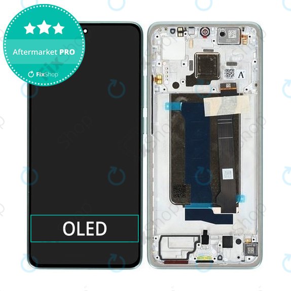 Xiaomi Poco X7 Pro - LCD Display + Touchscreen Front Glas + Rahmen (Green) OLED