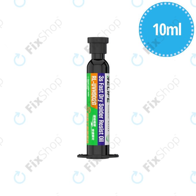 Relife RL-UVH902G - UV-härtbare Lötmaske - 10ml (Schwarz)