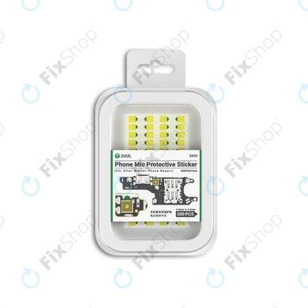 Schutzaufkleber für Telefon-Mikrofone, 2UUL DA32, 500 Stk./Packung