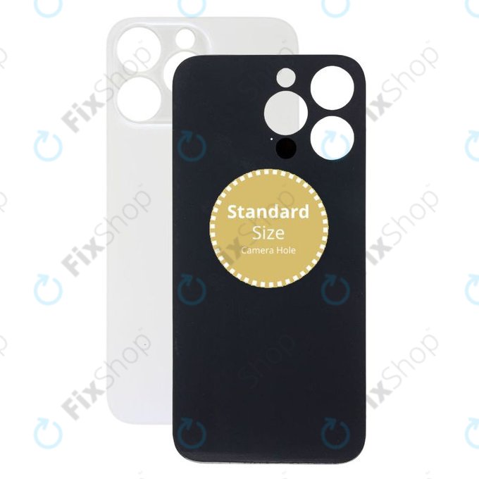 Apple iPhone 14 Pro Max - Backcover Glas (Silver)