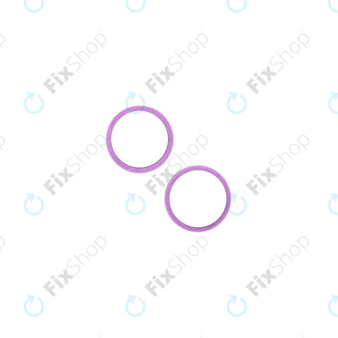 Apple iPhone 14, 14 Plus - Rückfahrkamera Schieberahmen (Purple) - 2Stk