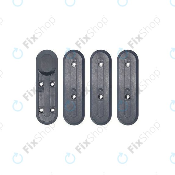 Xiaomi Mi Electric Scooter 1S, 2 M365, Essential, Pro, Pro 2 - Dekorative Vorder und Hintergabelabdeckung (Black)