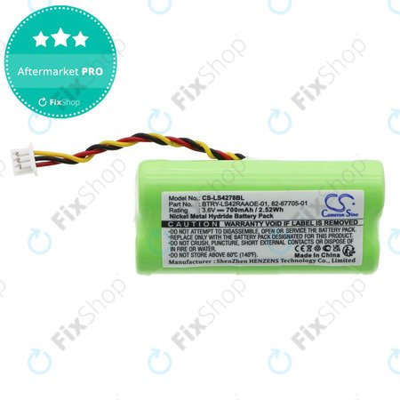 Akku batterie für Symbol DS6878, LS4278, 700mAh, Ni-MH, 3.6V, BTRY-LS42RAAOE-01, HQ