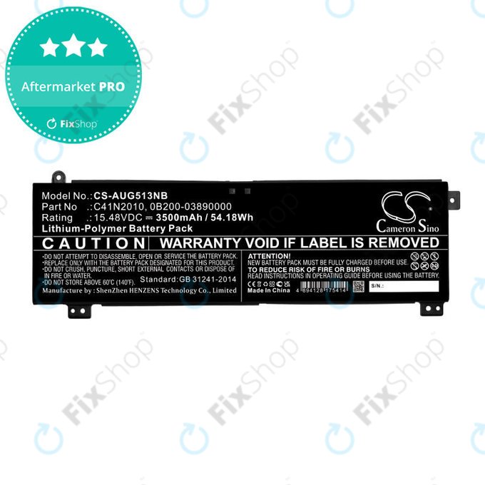 Akku batterie für Asus ROG Strix G15, G17, 3500mAh, Li-Pol, 15.48V, C41N2010, HQ