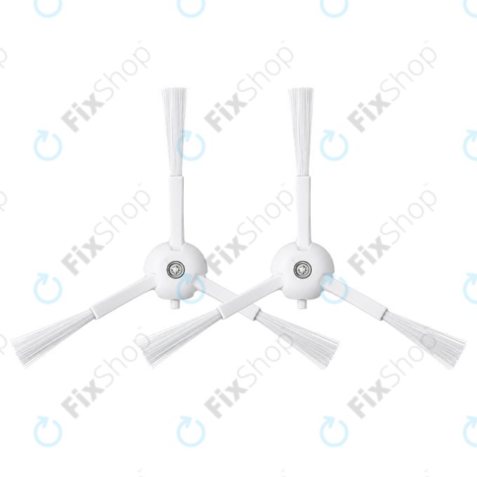 Seitenbürste, 2 Stk., Weiß für Roborock S8 MaxV Ultra, S8 Max Ultra