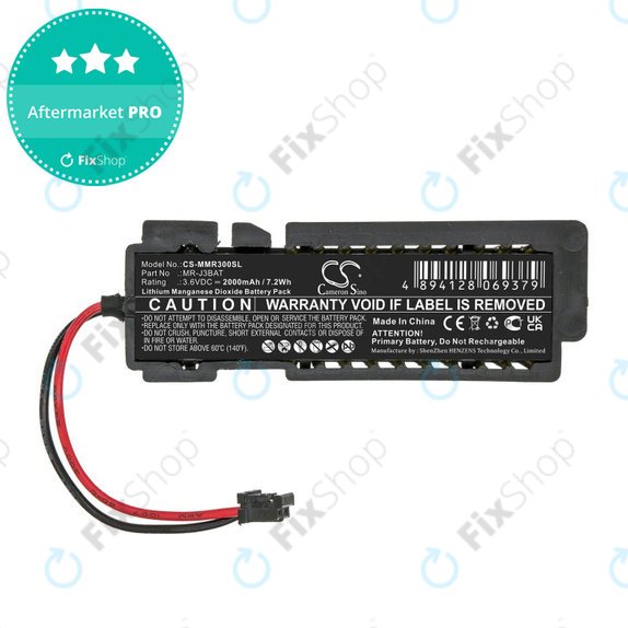 Batterie für Mitsubishi Melservo MR-J3, 2000mAh, Li-MnO2, 3.6V, MR-J3BAT, HQ