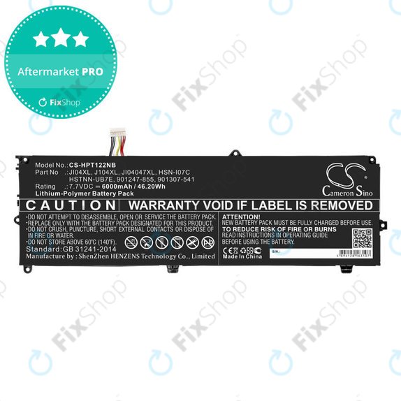 Akku batterie für HP Elite X2 1012 G2, 6000mAh, Li-Pol, 7.7V, JI04XL, HQ