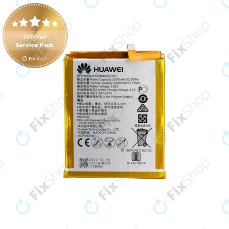 Huawei Honor 6X (BLN-L21) - Akku Batterie HB386483ECW 3340mAh - 24022033 Genuine Service Pack