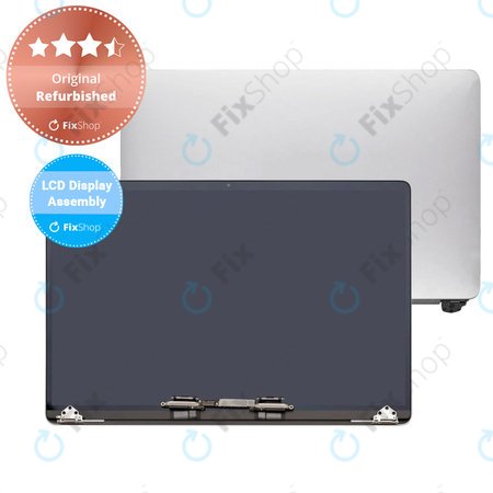 Apple MacBook Pro 16" A2141 (2019) - LCD Display + Frontglas + Abdeckung (Silver) Original Refurbished