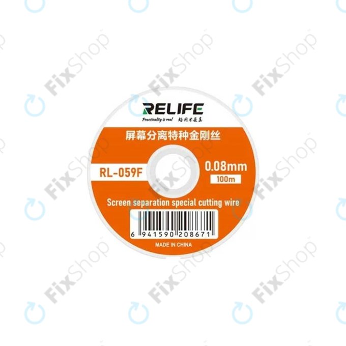 Relife RL-059F - Draht zum Trennen von LCD-Displays (0.08mm x 100M)