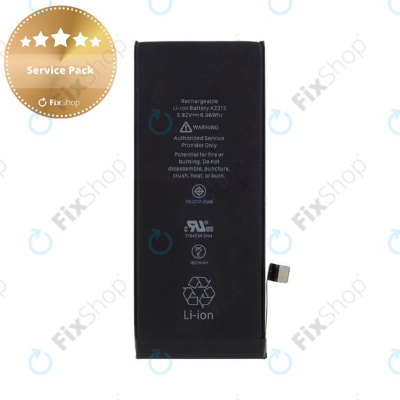 Apple iPhone SE (2nd Gen 2020) - Akku Batterie A2312 1821mAh Service Pack