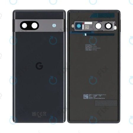 Google Pixel 7a - Akkudeckel (Charcoal) - G949-00387-00 Genuine Service Pack