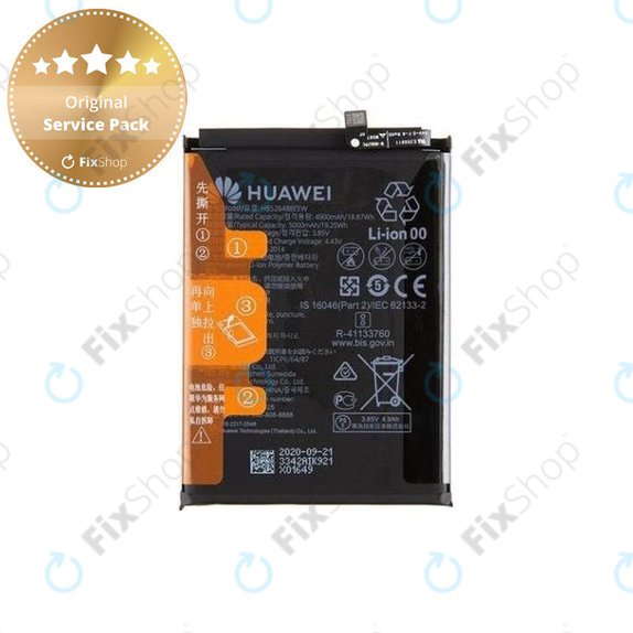 Huawei P Smart (2021) - Akku Batterie HB526488EEW 5000mAh - 24023342 Genuine Service Pack