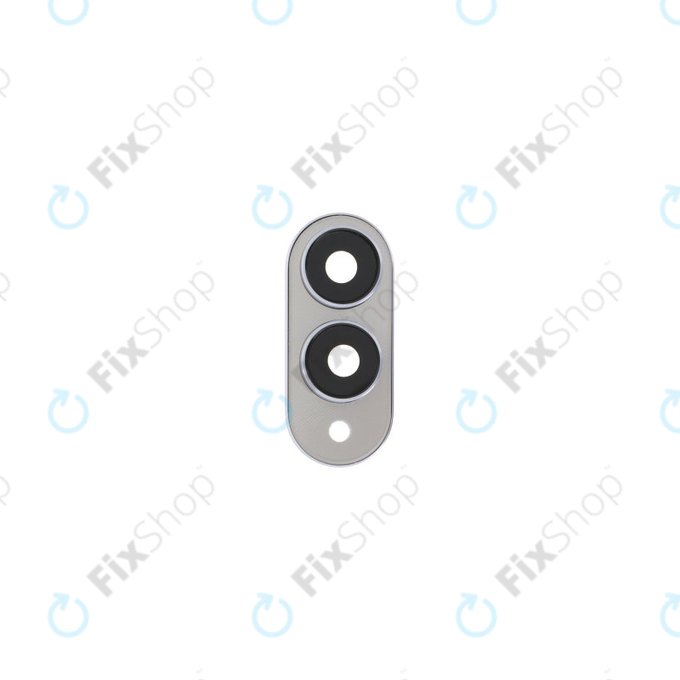 Samsung Galaxy S25 Edge - Rückfahrkameraglas + Rahmen (Titanium Silver)