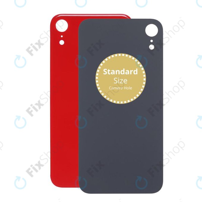 Apple iPhone XR - Backcover Glas (Red)