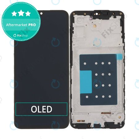 Samsung Galaxy A17 A176B - LCD Display + Touchscreen Front Glas + Rahmen (Black) OLED
