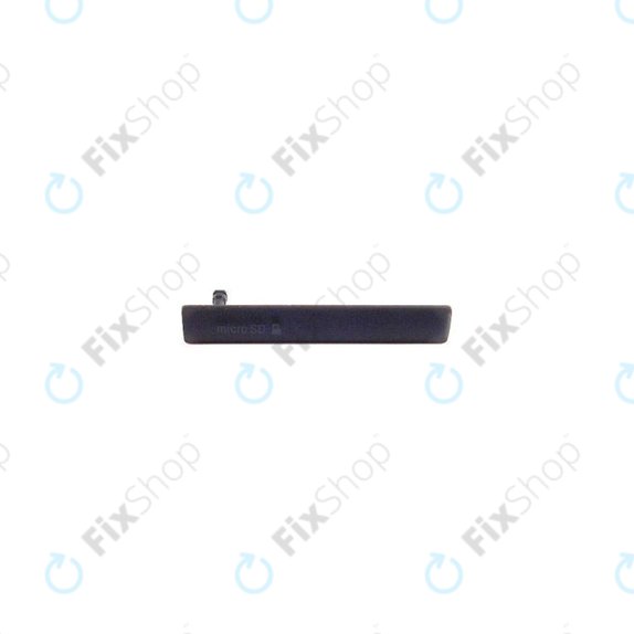 Sony Xperia Z3 Compact D5803 - Ladestecker Ladebuchse Abdeckung (Black)