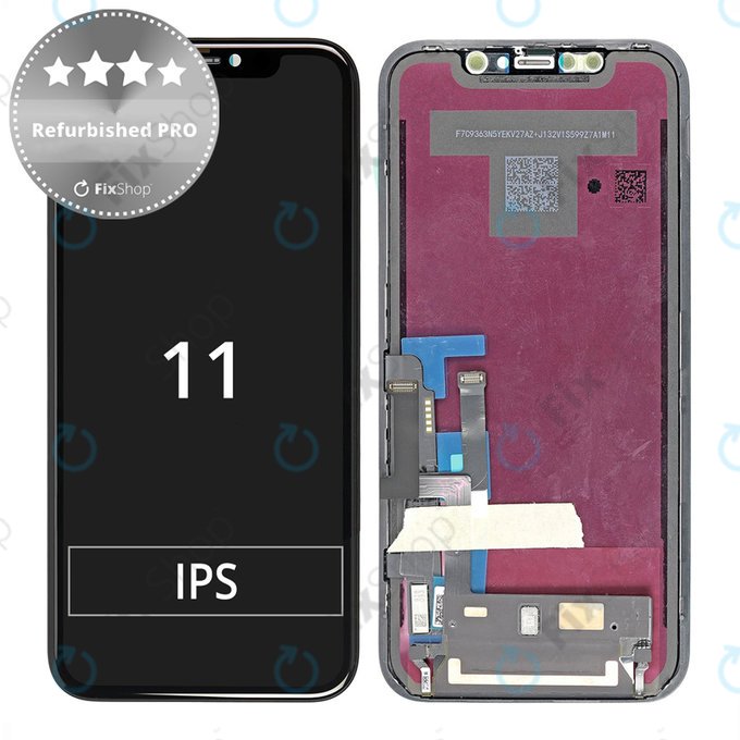 Apple iPhone 11 - LCD Display + Touchscreen Front Glas + Rahmen Refurbished PRO