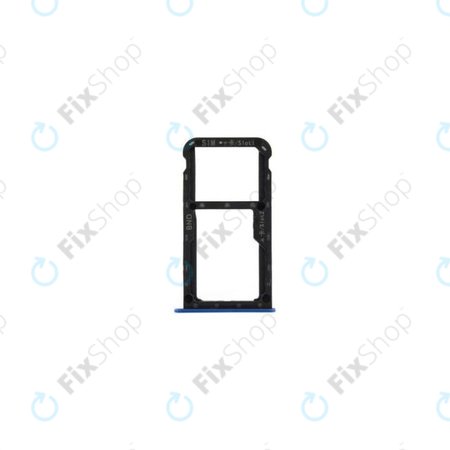 Huawei Honor 7X BND-L21 - SIM Steckplatz Slot (Blue) - 51661GHP Genuine Service Pack
