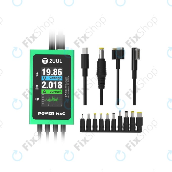 Diagnose-Netzkabel mit Digitalanzeige für Laptops, 2UUL PW08