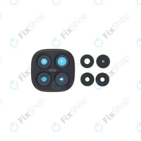 Rückfahrkameraglas mit Rahmen für Xiaomi Redmi Note 15 Pro 5G, Black