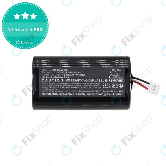Batterie für Sonos Roam, 5200mAh, Li-Ion, 3.7V, 111-00005, HQ