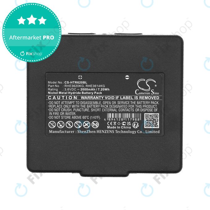 Batterie für Hetronic Abitron Mini, 2000mAh, Ni-MH, 3.6V, RHE3620KG, HQ