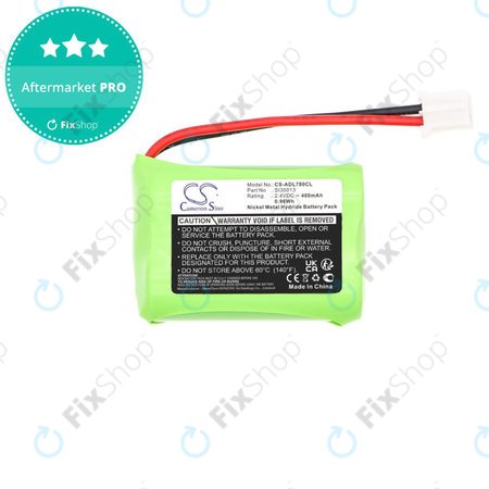Batterie für SWITEL MD9300, 9500, AUDIOLINE Dect 7500, 7501, 400mAh, Ni-MH, 2.4V, SL30013, HQ