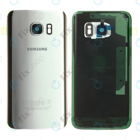 Samsung Galaxy S7 G930F - Akkudeckel (Silver) - GH82-11384B Genuine Service Pack