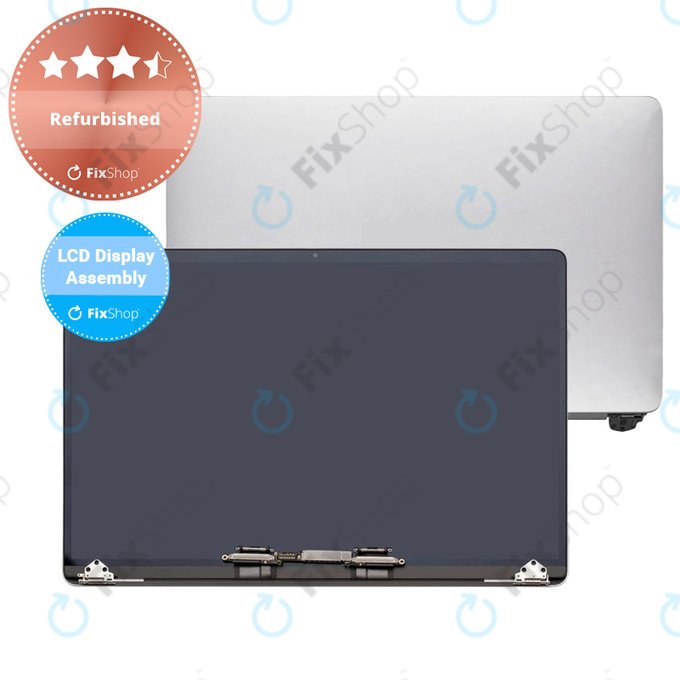 Apple MacBook Pro 16" A2141 (2019) - LCD Display + Frontglas + Abdeckung (Silver) Refurbished