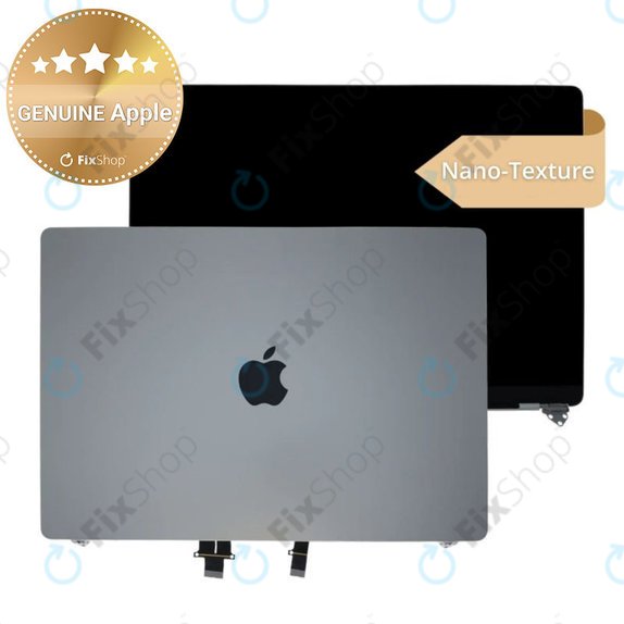 LCD-Display für MacBook Pro 16" A3403 (2024), mit Frontglas und Deckel, Nano-Texture, Silver, 661-42324, Genuine Apple