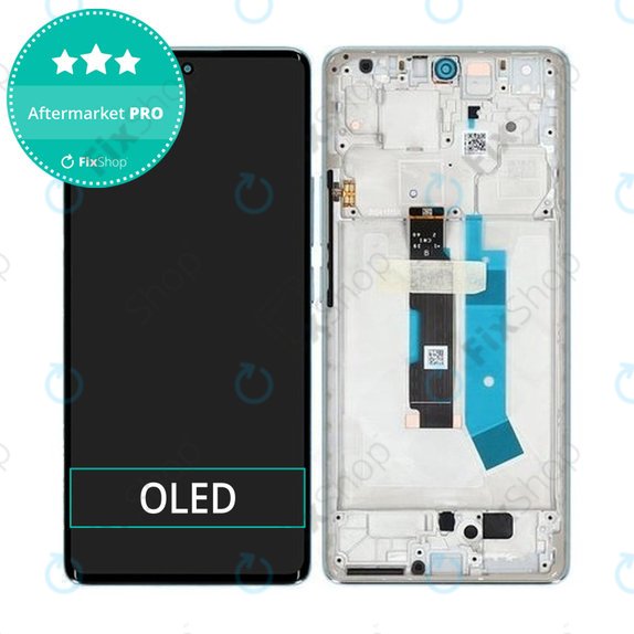 Xiaomi Redmi Note 14 Pro 4G 24116RACCG - LCD Display + Touchscreen Front Glas + Rahmen (Ocean Blue) OLED