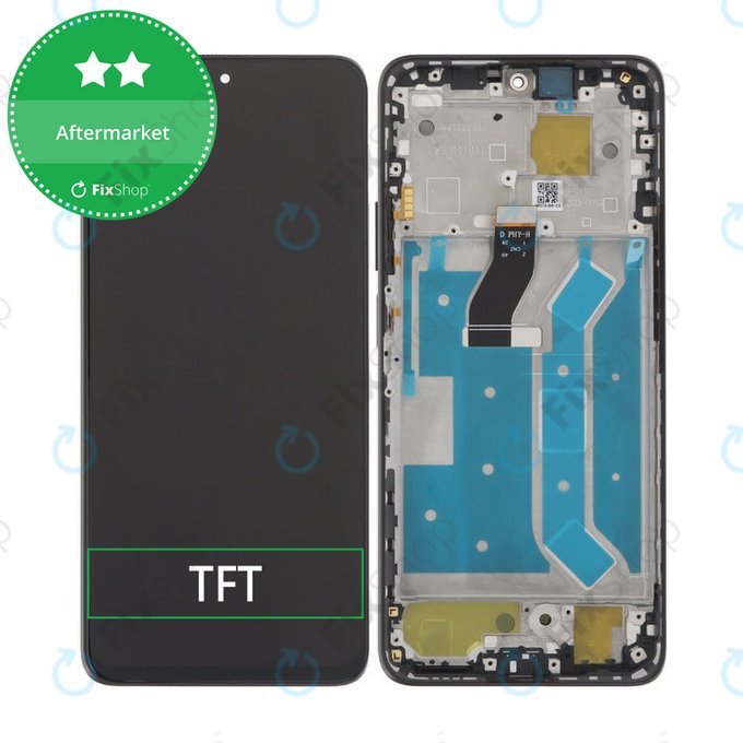 Huawei Nova 12i - LCD Display + Touchscreen Front Glas + Rahmen (Midnight Black) TFT