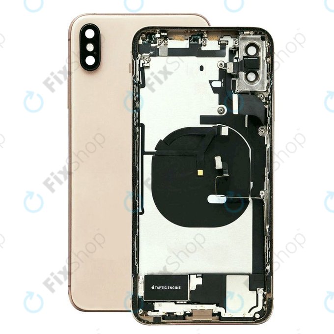 Apple iPhone XS Max - Backcover/Kleinteilen (Gold)