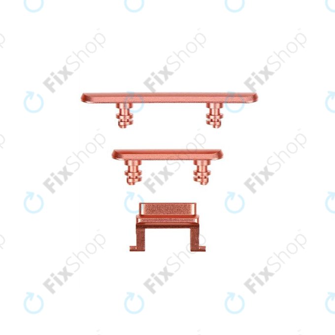 Apple iPhone XR - Einschalt- Silent Mode und Lautstärke Tasten (Coral)