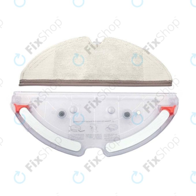 Halter für Wischpad mit Wischpad für Roborock S5 Max, S6 MaxV