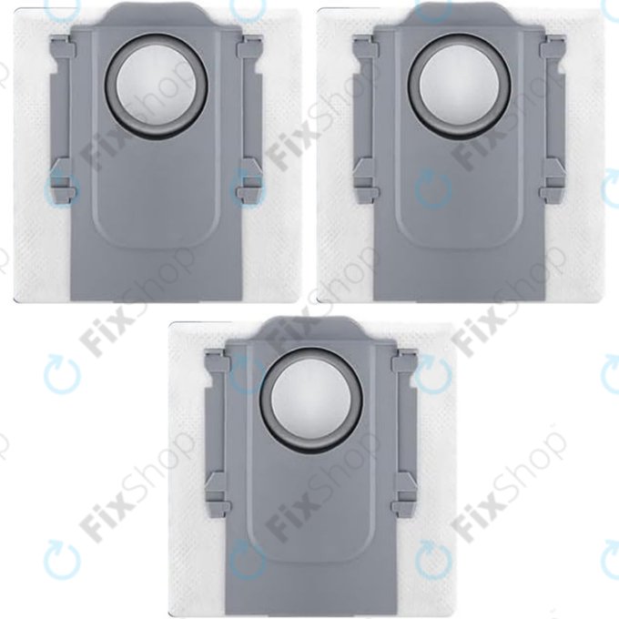 Staubbeutel, 3 Stk. für Xiaomi Roborock Qrevo Curv, Qrevo Edge, S8 MaxV Ultra, S8 Max Ultra, Saros 10, Saros 10R, QV-series